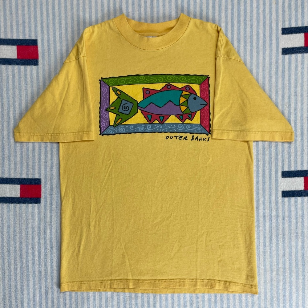 Vintage Fish Art Artwork Nature Short sleeve tee shirt